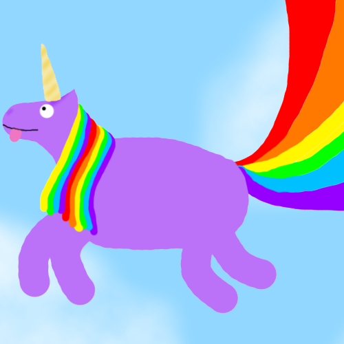 500x500 Fat Unicorn By Avrilfan12341