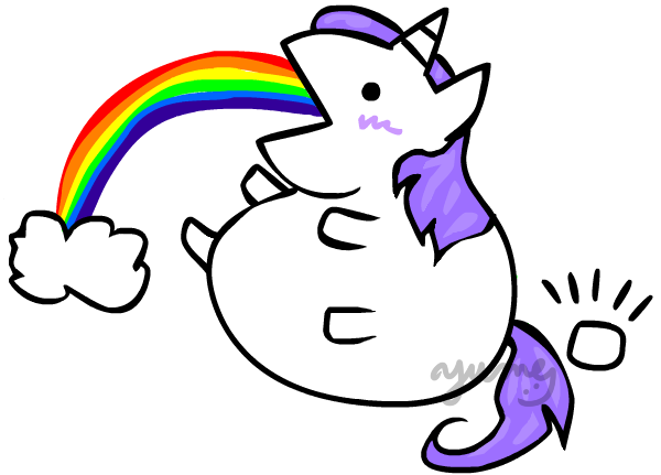 600x431 Fat Unicorn By Yumekari