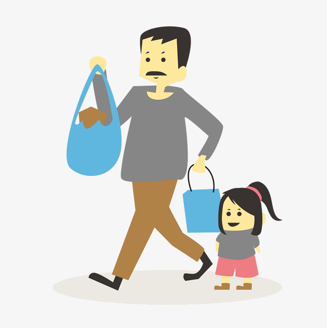 650x651 Father Daughter, Cartoon, Hand Painted, Daughter Png Image