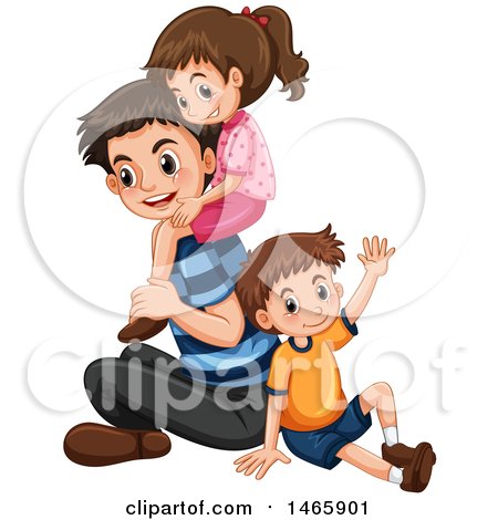 450x470 Royalty Free (Rf) Fathers Day Clipart, Illustrations, Vector