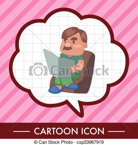 450x470 Father Theme Elements Vector Clip Art