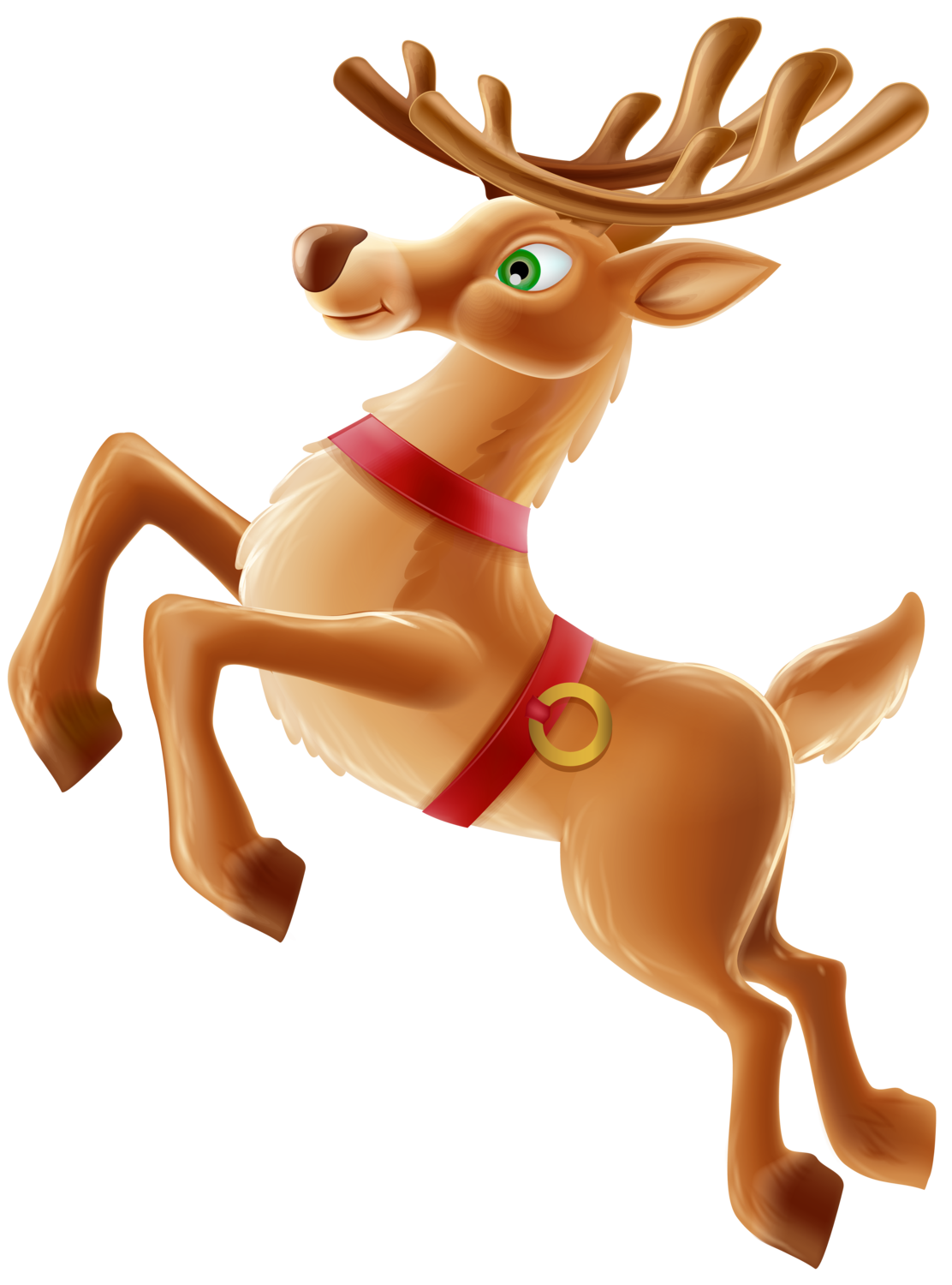1112x1500 Christmas Deer Png Clip Art