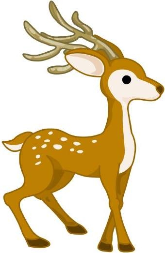 340x523 Deer Clip Art Free Collection Download And Share Deer Clip Art