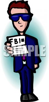 168x350 Fbi Agent Showing His Identification