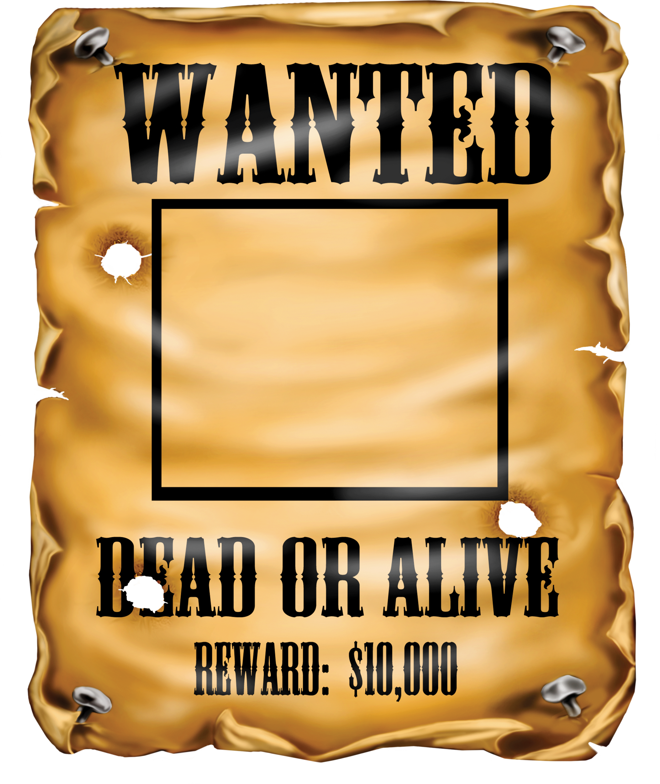 2106x2500 Western Wanted Poster Clip Art 101 Clip Art