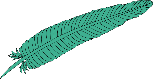 600x311 Feather Clip Art