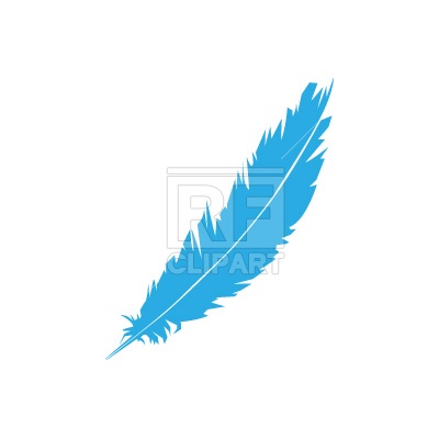 400x400 Feather Silhouette Free Download Vector Clip Art Image