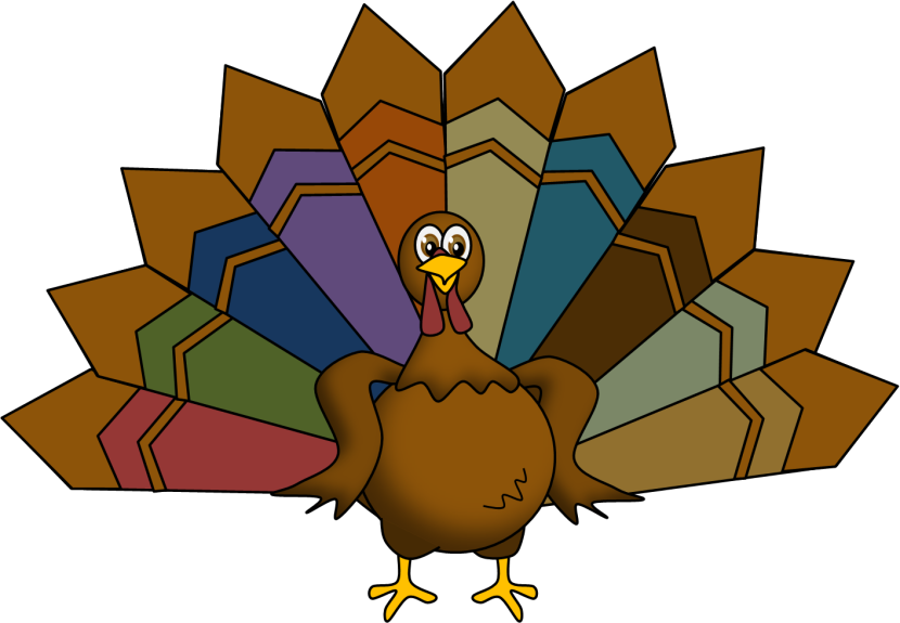 830x575 Turkey Feather Clip Art