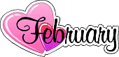 170x82 Month Of February Clipart