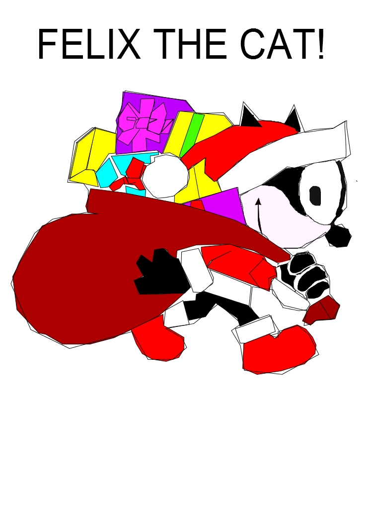 745x1053 Felix The Cat Christmas By Derekautista On Newgrounds