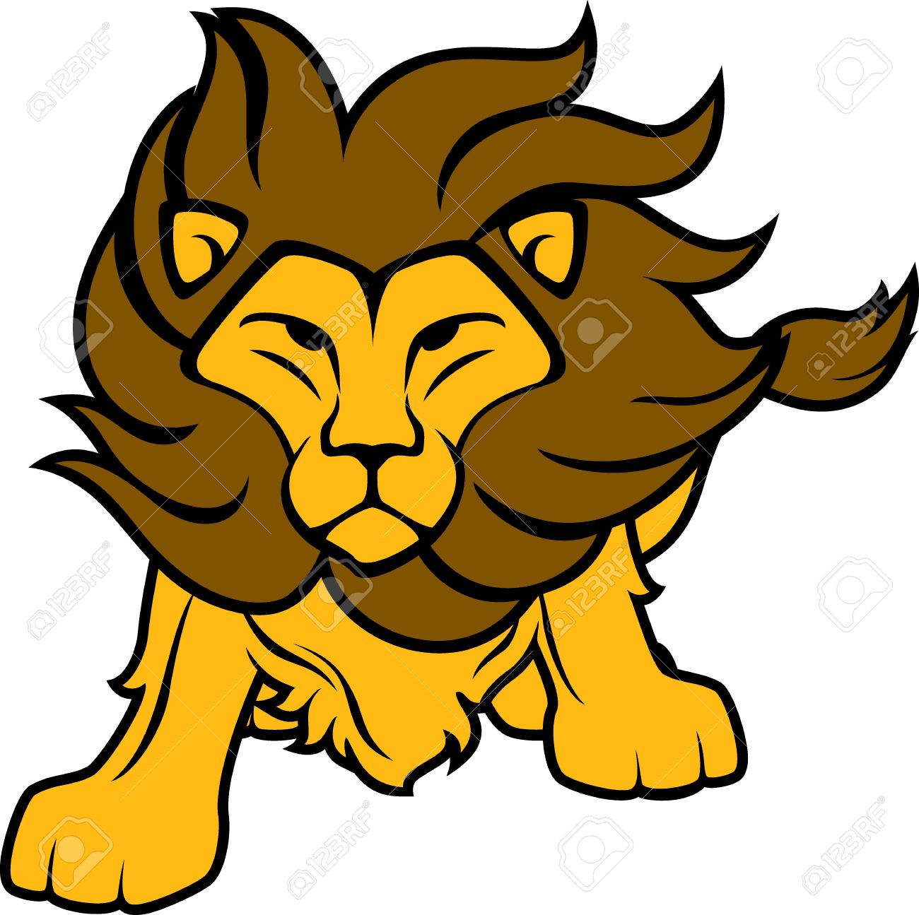 1300x1295 Lion Clipart Easy