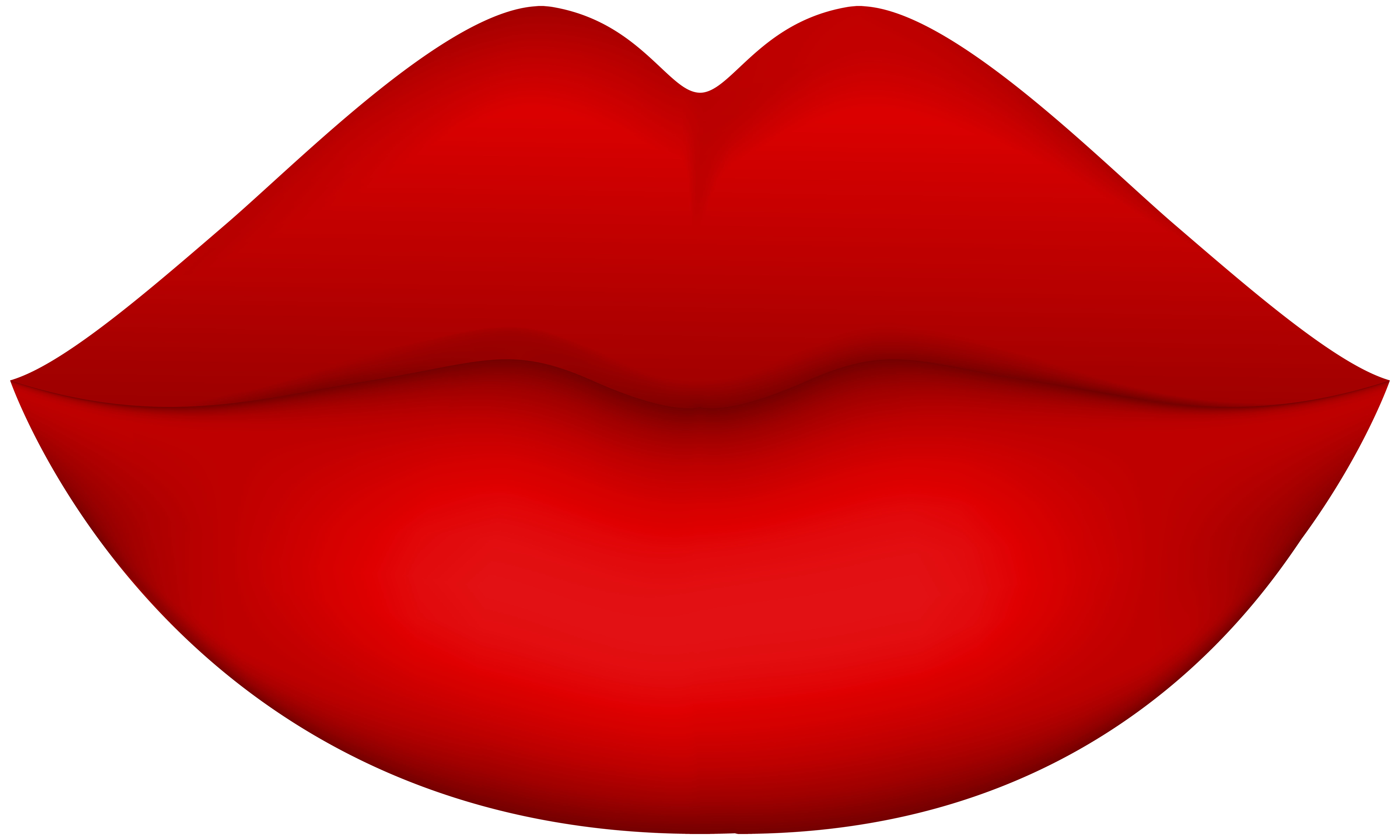 8000x4802 Female Red Lips Png Clip Art