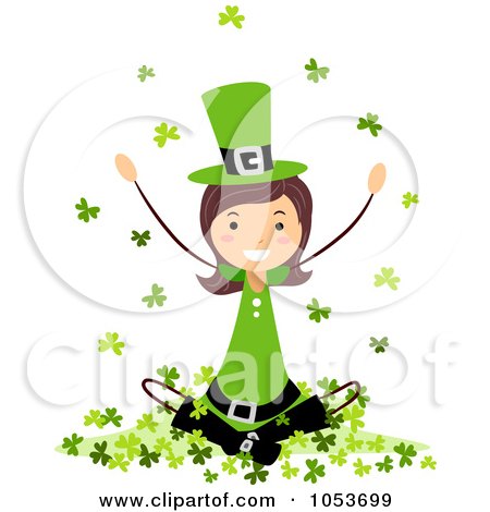 450x470 Royalty Free (Rf) Clipart Illustration Of An Old Leprechaun Man