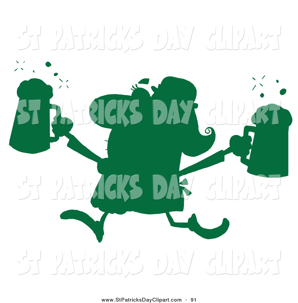 1024x1044 Royalty Free Stock St. Patrick's Day Designs Of Female Leprechauns