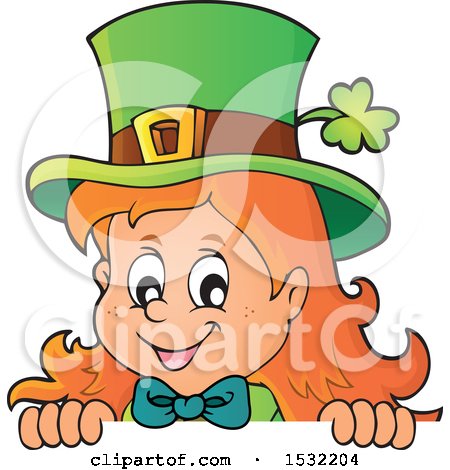 450x470 Clipart Of Border Of St Patricks Day Female Leprechaun