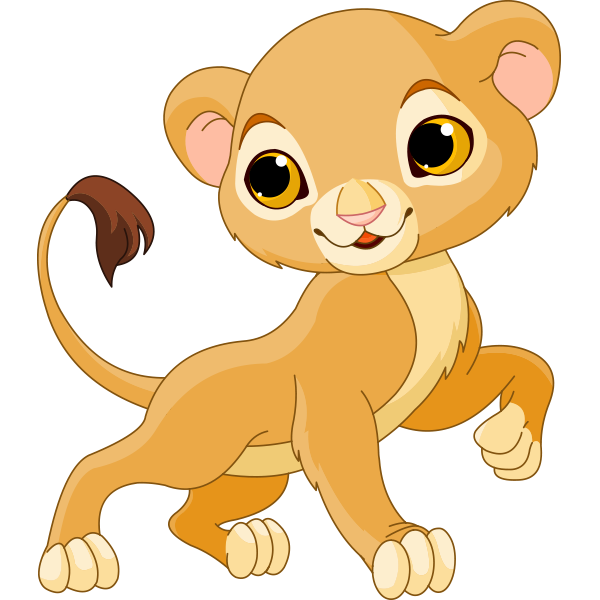 600x600 Prancing Lion Cub Lion Cub, Lions And Clip Art