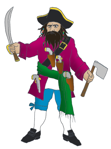 441x591 Pirate Clip Art