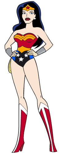 201x500 Wonder Woman Cliparts