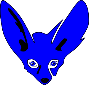 300x284 Blue Fennec Clip Art