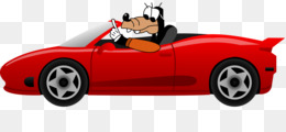 260x120 Sports Car Ferrari Cartoon Clip Art