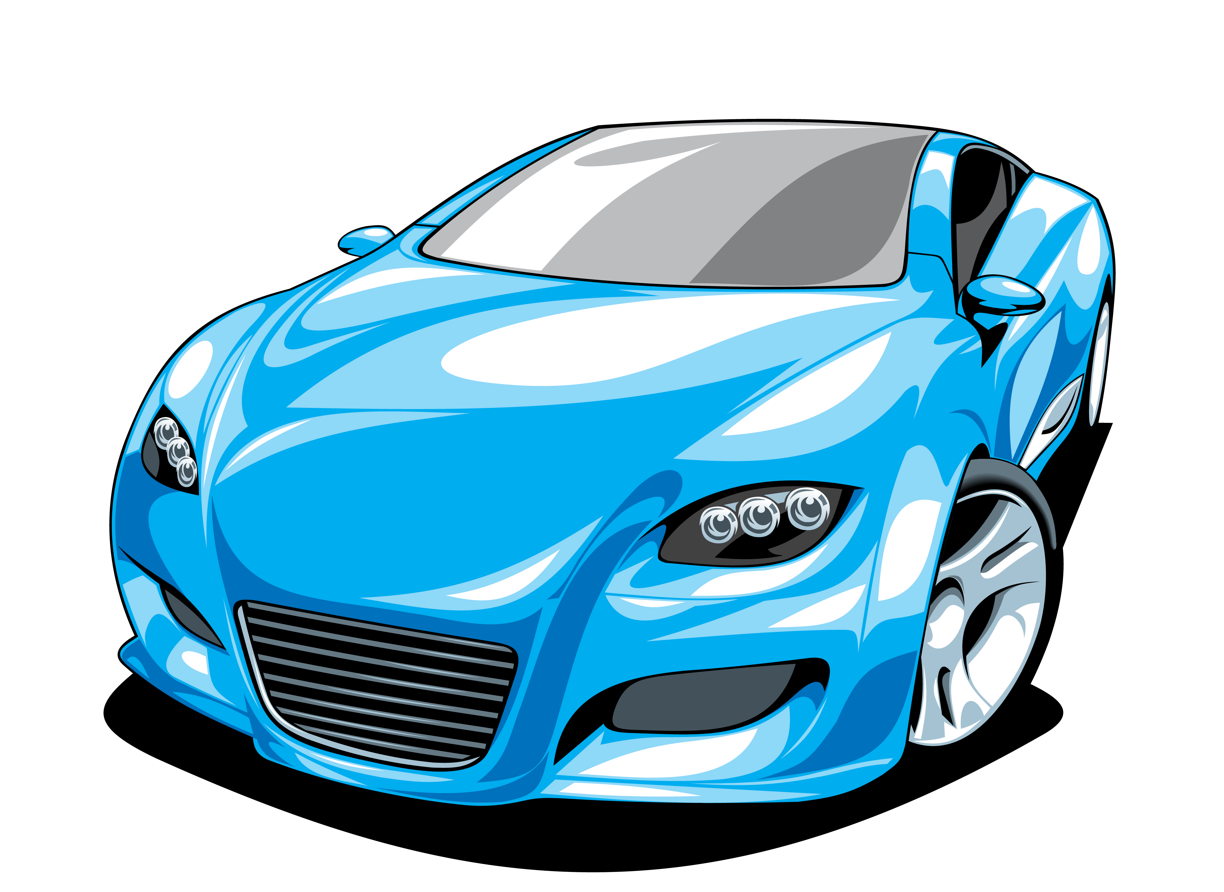3908x2850 Cartoon Sports Car Images