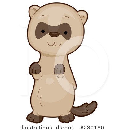 400x420 Ferret Clipart