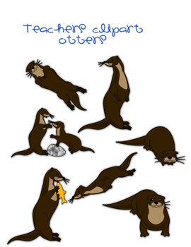 270x350 Otter Clipart Otters, Teaching Ideas And Teacher Pay Teachers