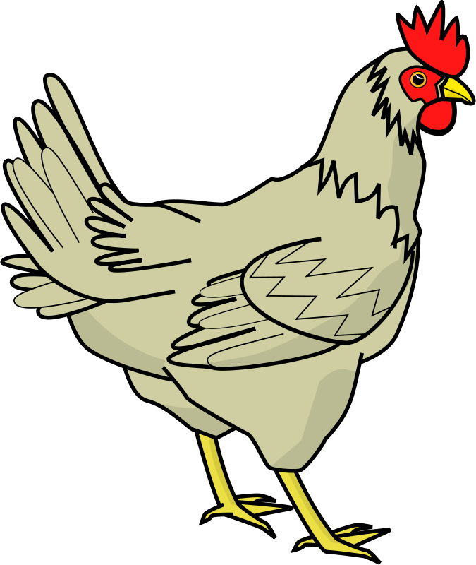 675x800 Vintage Chicken Clip Art Clipart