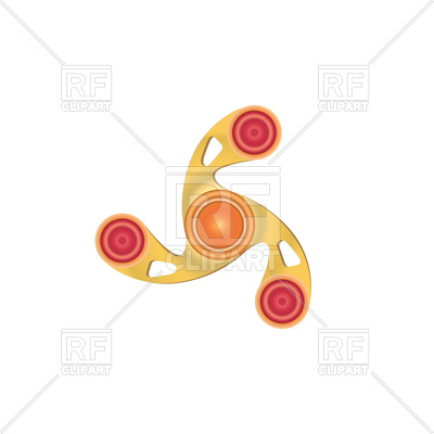400x400 Fidget Spinner Icon Royalty Free Vector Clip Art Image
