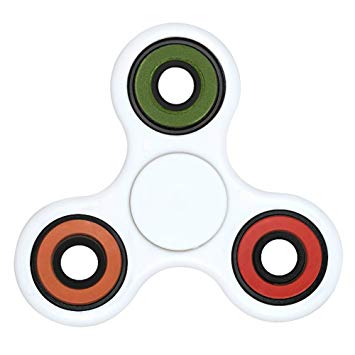 355x355 Fidget Solutions, Fidget Spinner Toy Stress Reducer (White