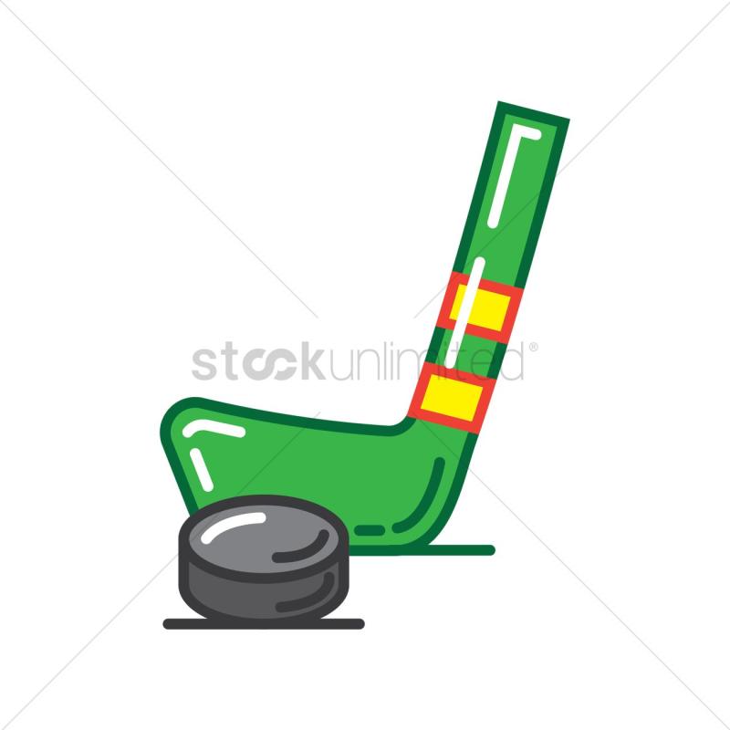 800x800 Hockey Stick Clipart