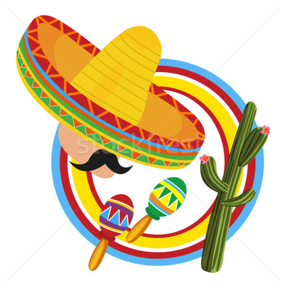 580x584 Sensational Design Mexican Clipart Charro Clipartix Border Black