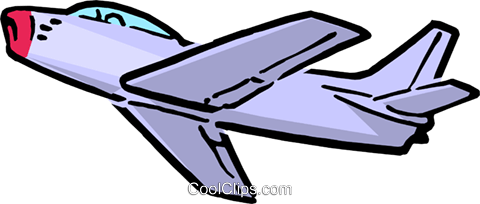 480x204 Cartoon Jet Royalty Free Vector Clip Art Illustration Tran0071