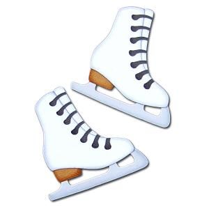 300x300 Winter Skates Clip Art Clip Art