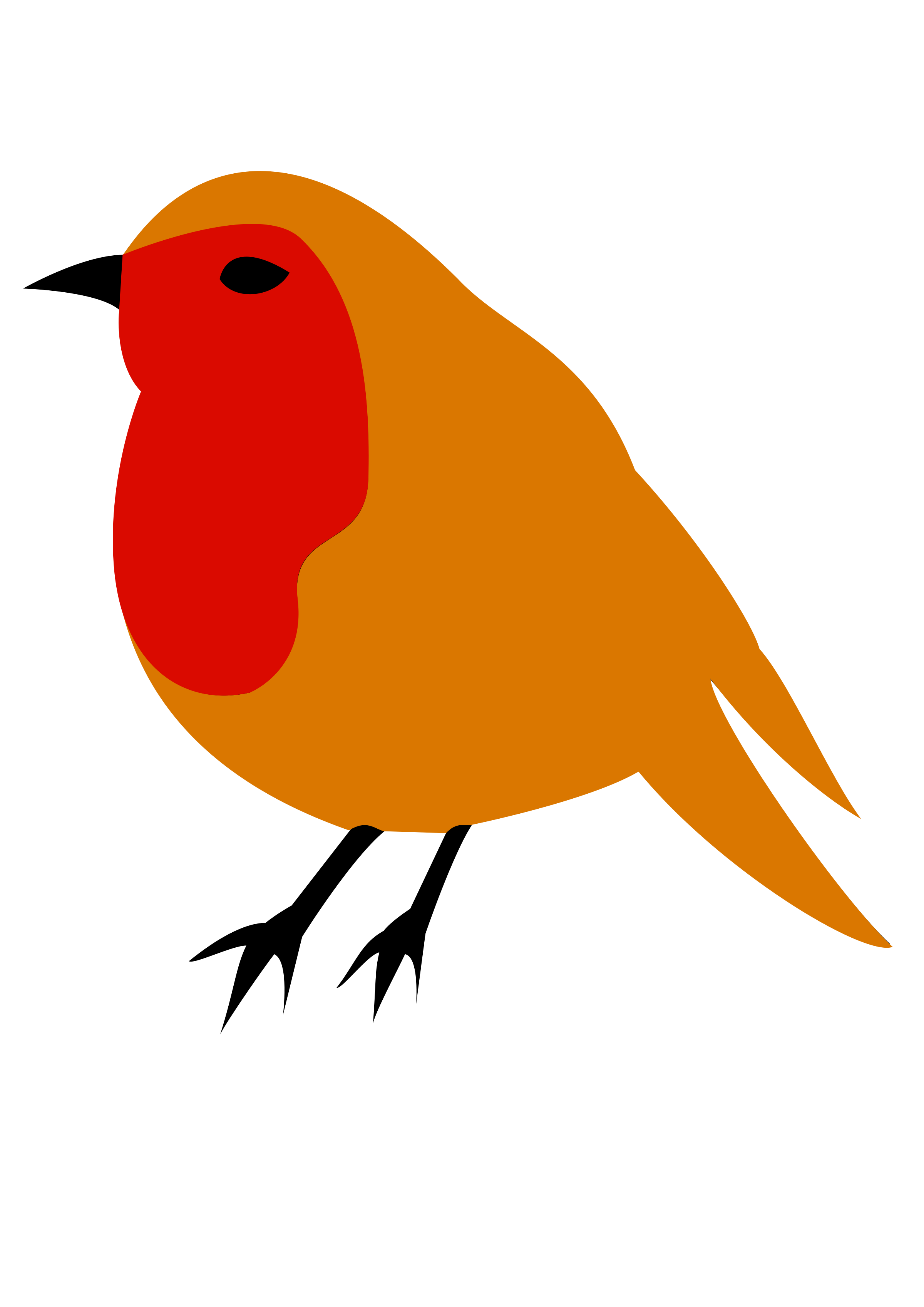 2400x3394 Clip Art Robin Bird Clip Art