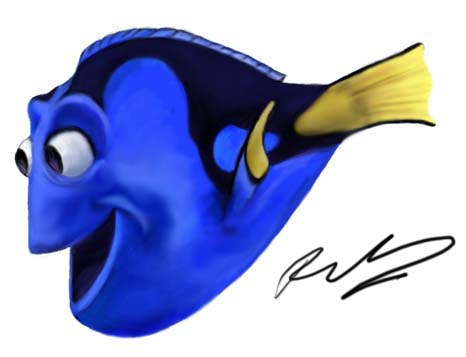 466x357 Dory From Finding Nemo By Samhain Snake