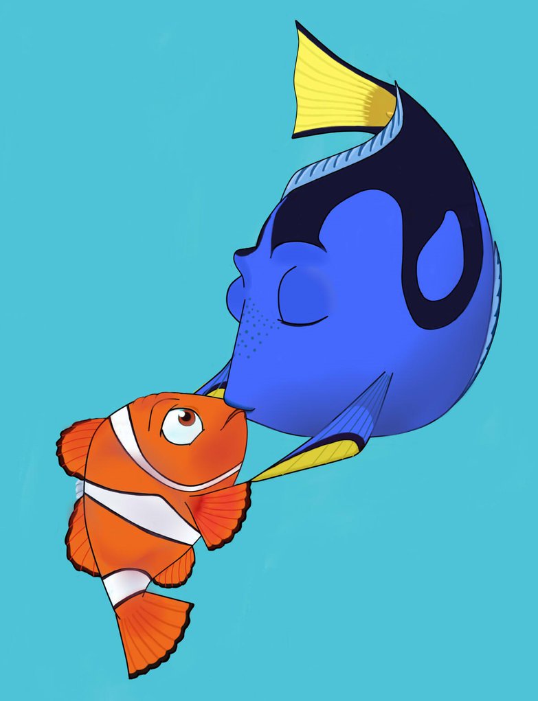 783x1021 Finding Nemo Marlin And Dory By Kazerxestelaris
