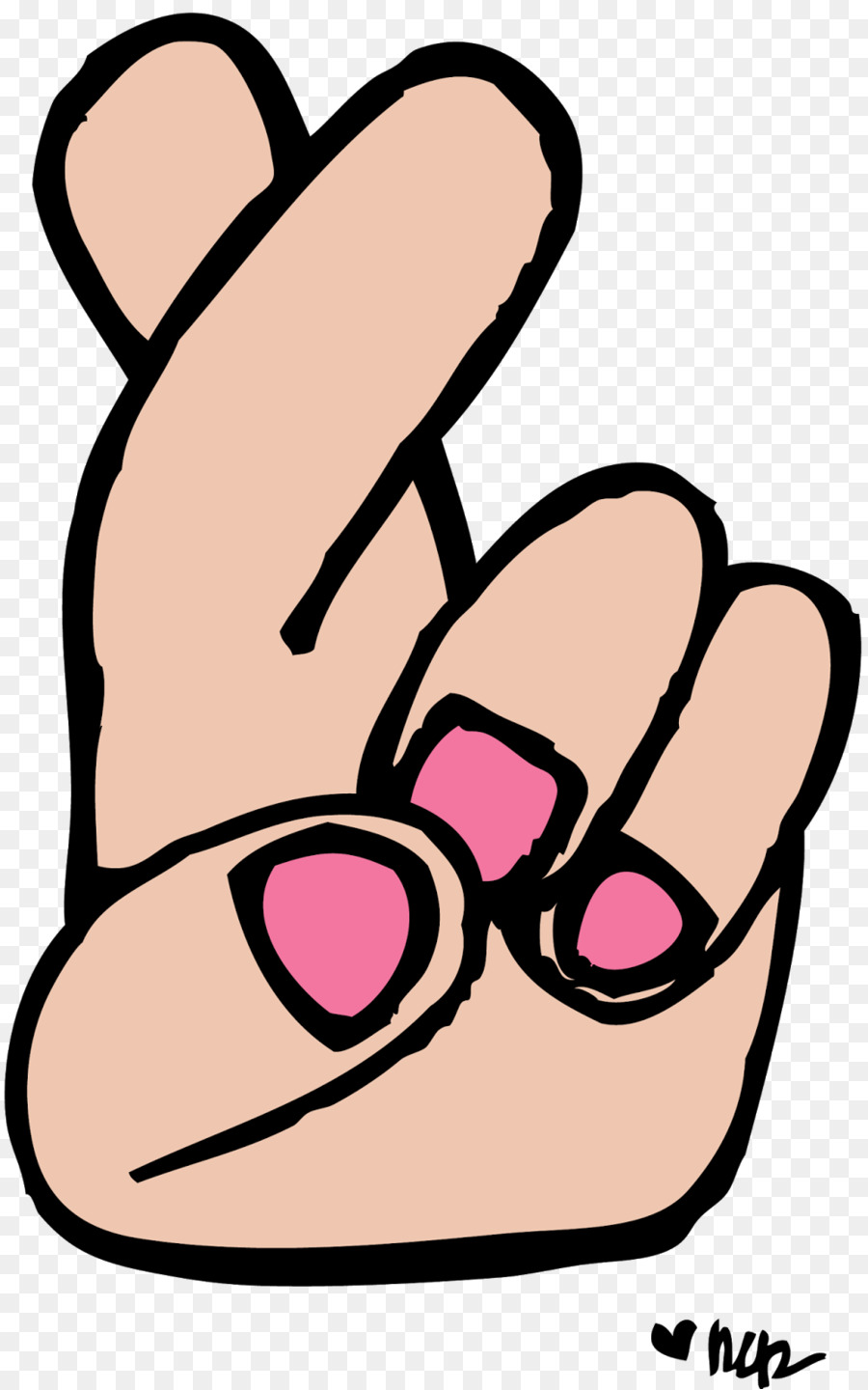 900x1440 Crossed Fingers The Finger Clip Art