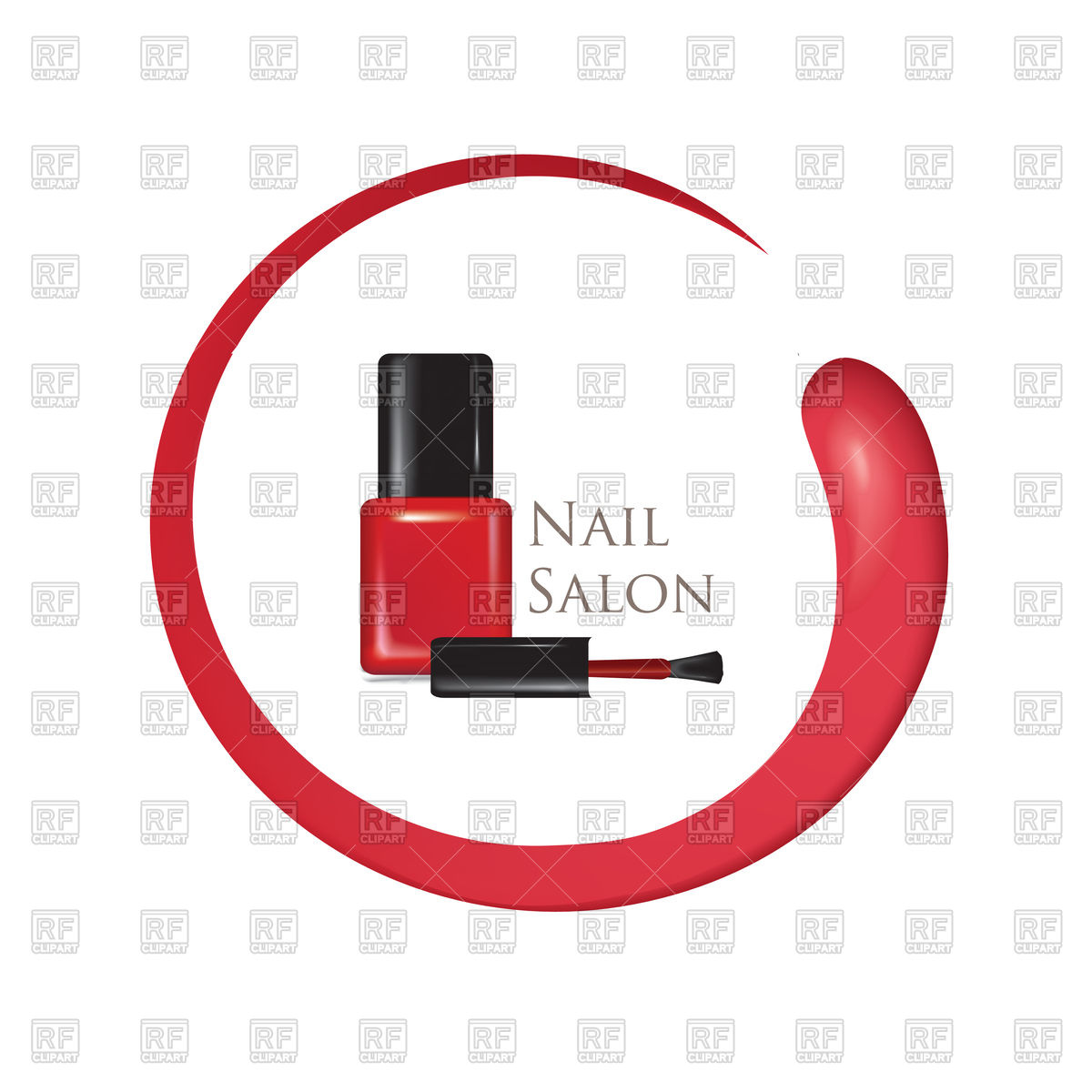 1200x1200 Nail Beauty Salon Background. Manicure Nail Polish Bottle Sign