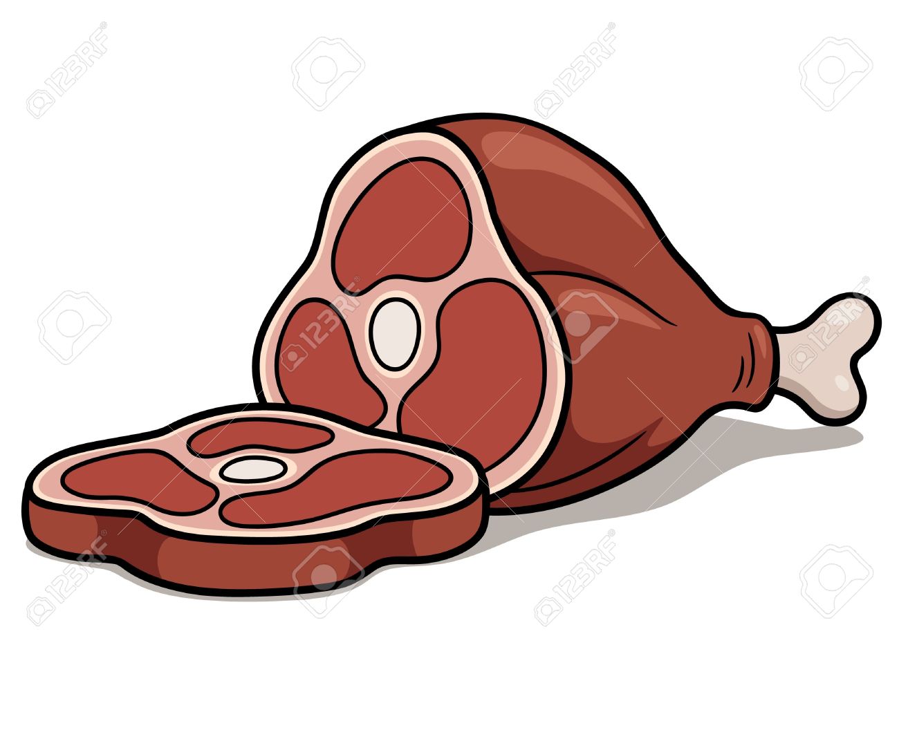 1300x1056 Piece Of Meat Clipart