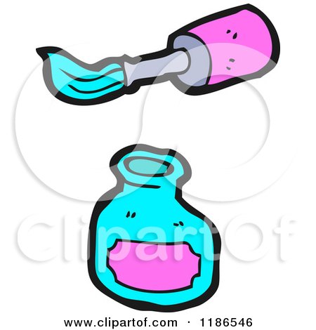 450x470 Royalty Free (Rf) Fingernail Polish Clipart, Illustrations, Vector