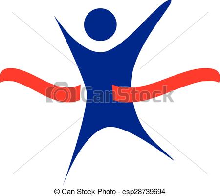 450x401 Finish Line Race Logo Blue Red Eps Vectors