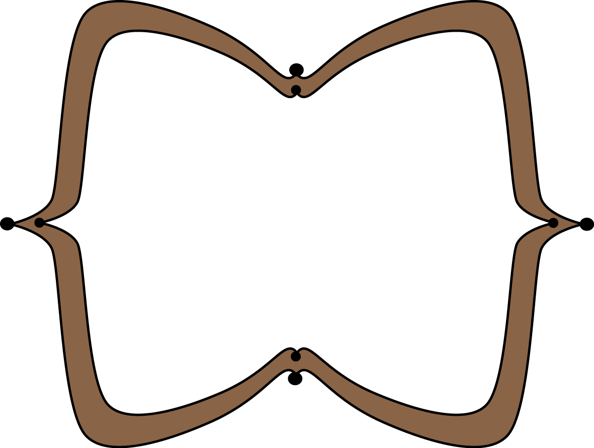 1181x890 Brown Wide Pointy Frame