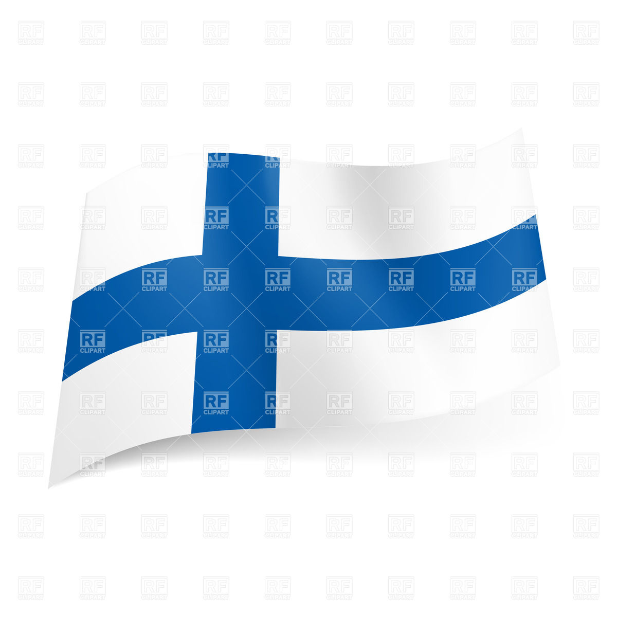 1200x1200 National Flag Of Finland Royalty Free Vector Clip Art Image