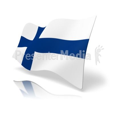 400x400 This Clip Art Image Shows The Finland Flag