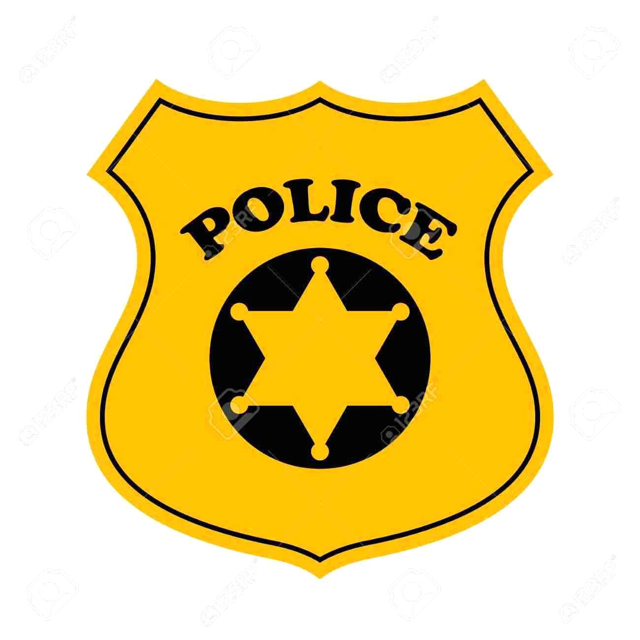 1300x1300 Bonanza Police Badge Outline Clipart Kid 3 Plotten Clip