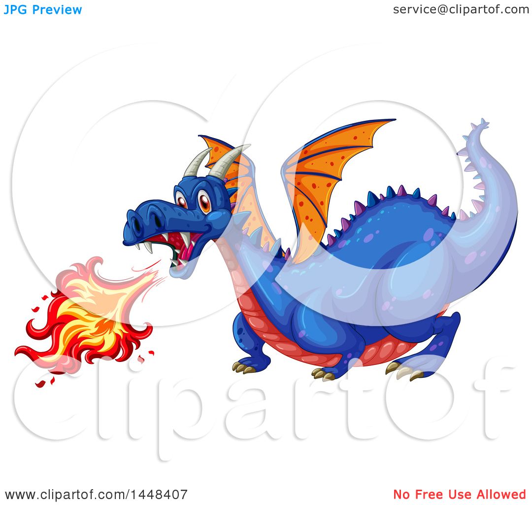 Fire Breathing Dragon Clipart at GetDrawings | Free download