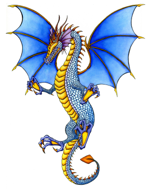 305x393 Fire Breathing Dragon Tattoo