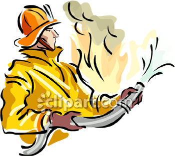 350x313 Fire Fighters Clip Art