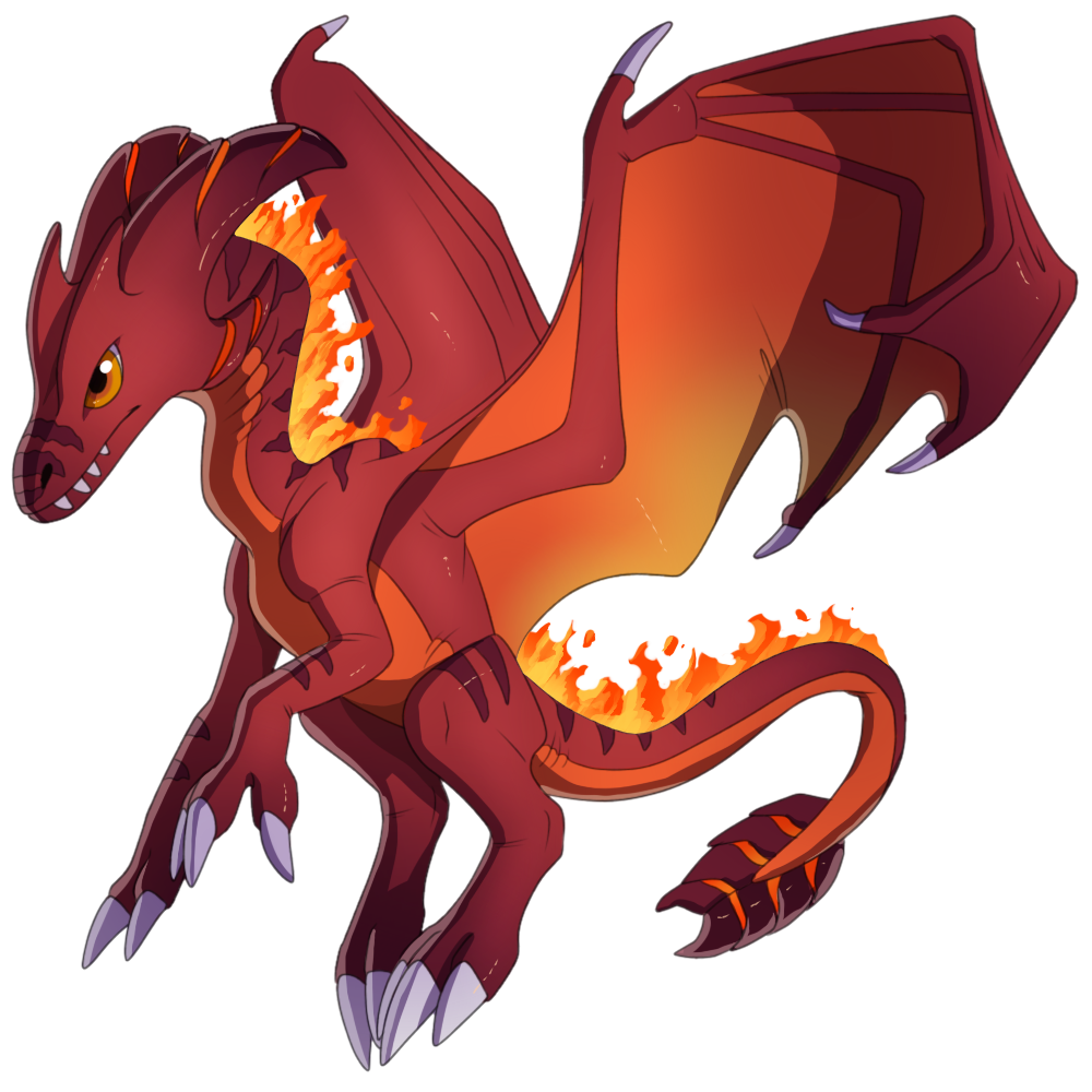 1000x1000 Commission Fire Dragon By Shoyu Rai